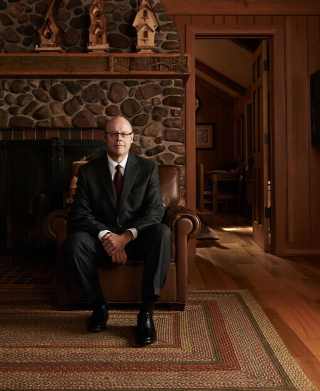 Image of Mark Orgel chairman and founder of Orgel Wealth Management, sitting in a chair